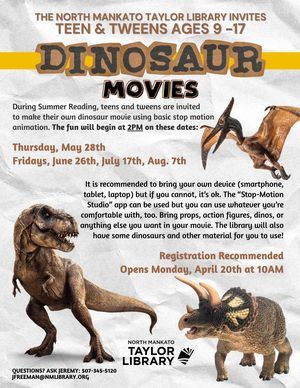Dino Movies Stop-Mot
